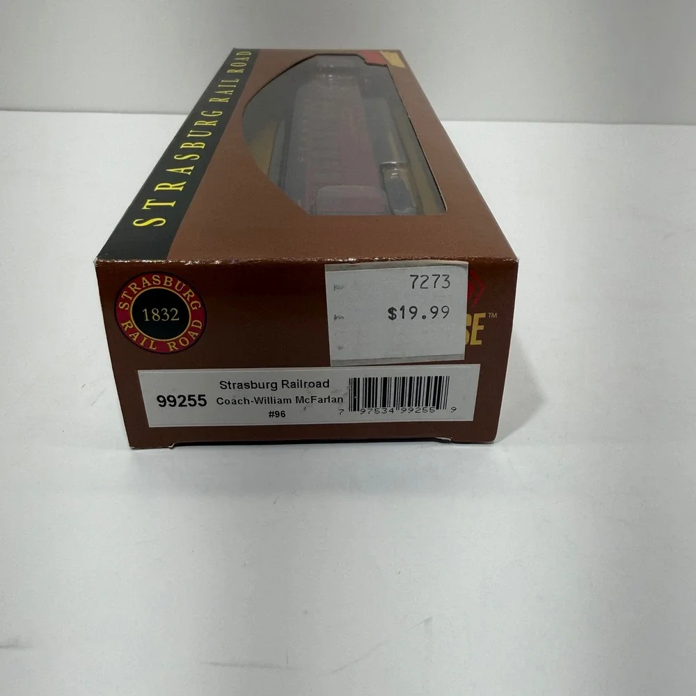 Roundhouse 99255 Strasburg Rail Road Coach William McFarlan #96 HO Scale Maroon